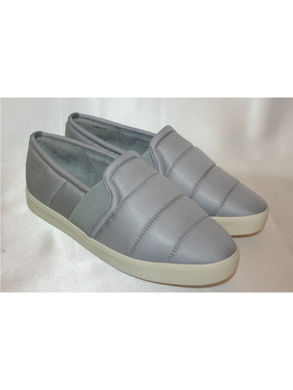 Vince Quilted Slip-On Platform Loafers /Sneakers in slate Gray